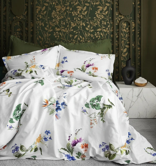 Poeme Satin Bedding Set – Premium Cotton Satin Bed Linen