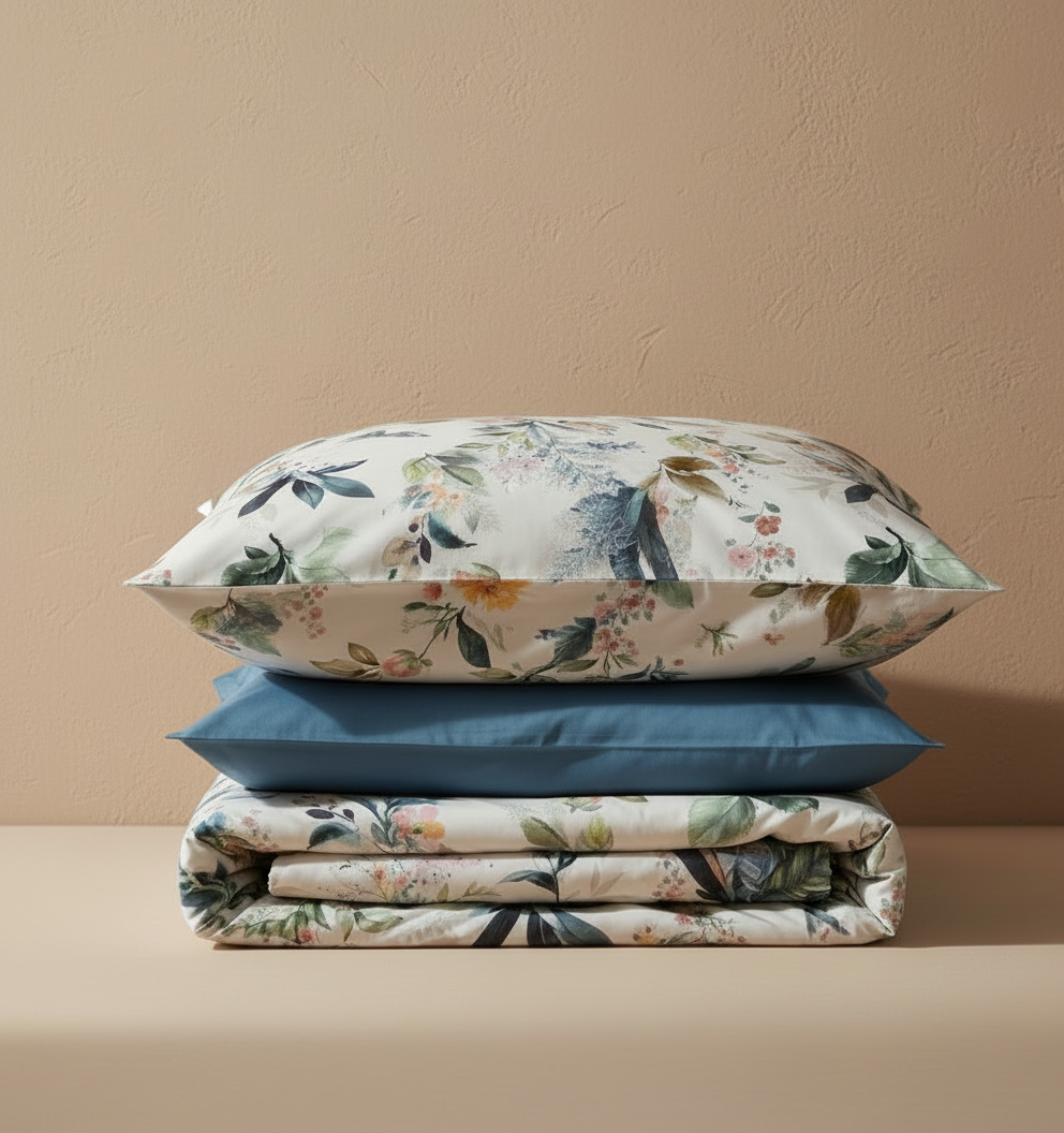 Claude Satin Bedding Set – Premium Cotton Satin Bed Linen