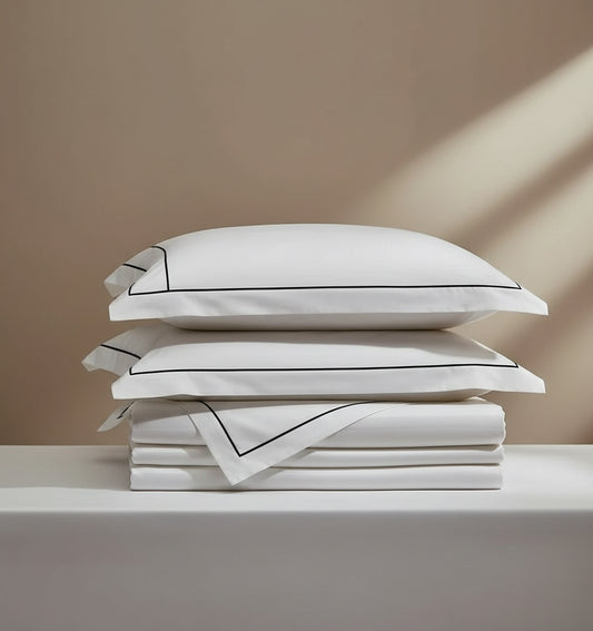 Heritage Blue Duvet Cover – Premium Cotton Satin