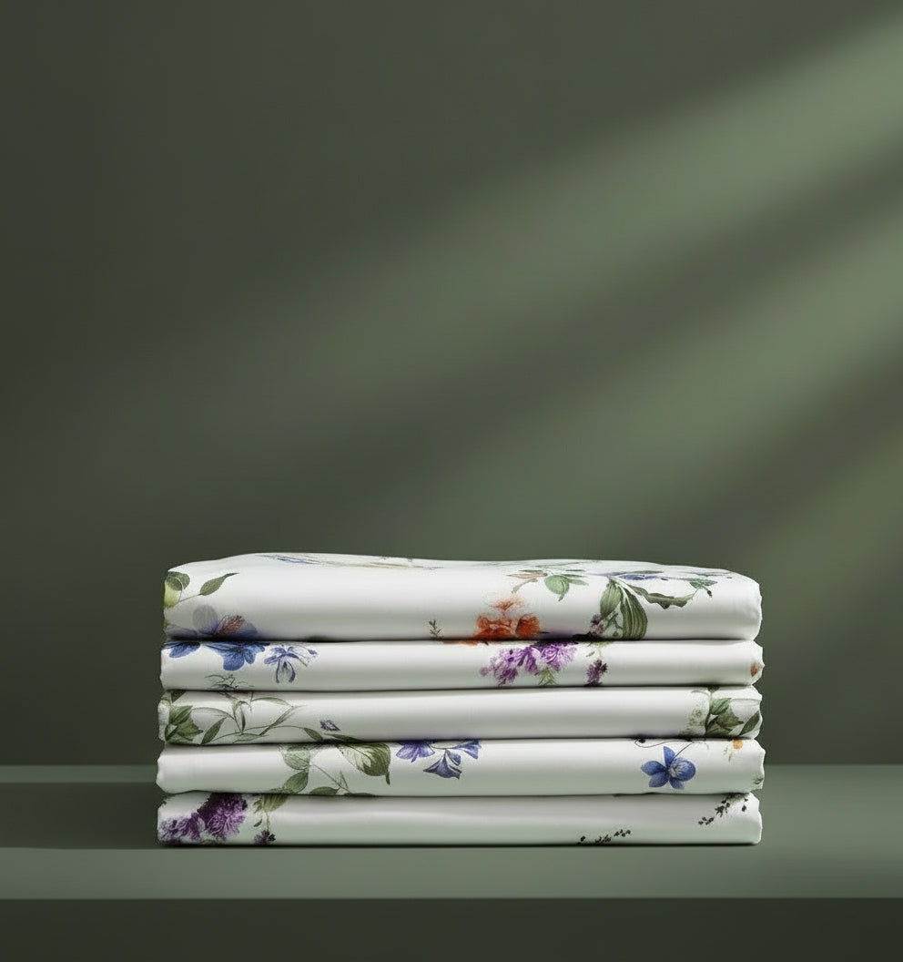 Poeme Satin Bedding Set – Premium Cotton Satin Bed Linen