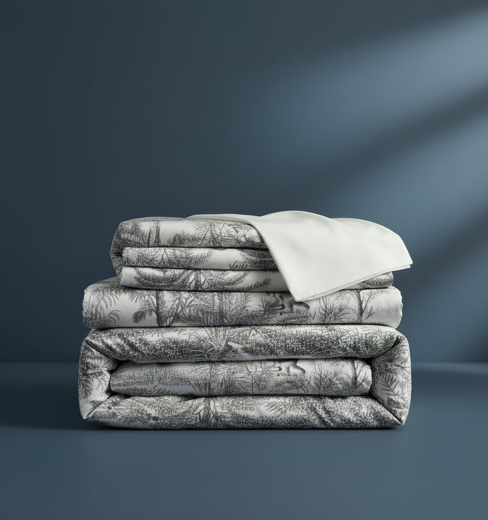 Amazone Satin Bedding Set – Premium Cotton Satin Bed Linen