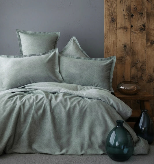 Oyster Tencel Jacquard Bedding Set – Premium Lyocell Bed Linen